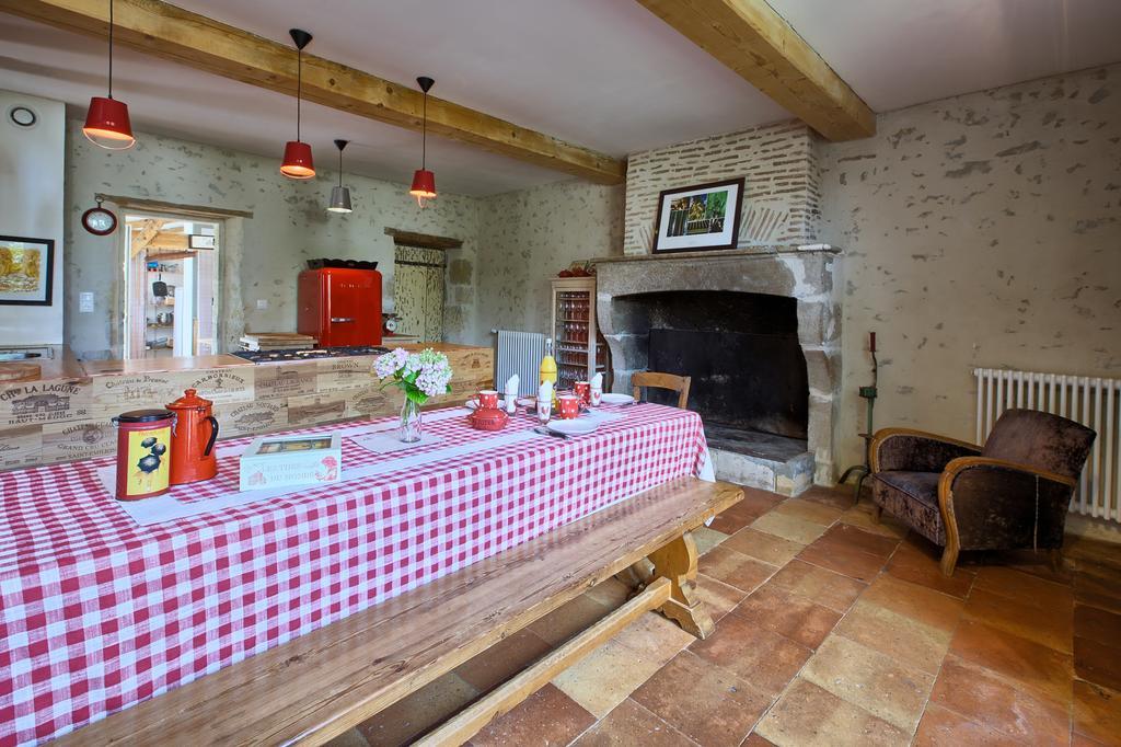 Maison D'Hotes Rouge Bordeaux Auros 외부 사진